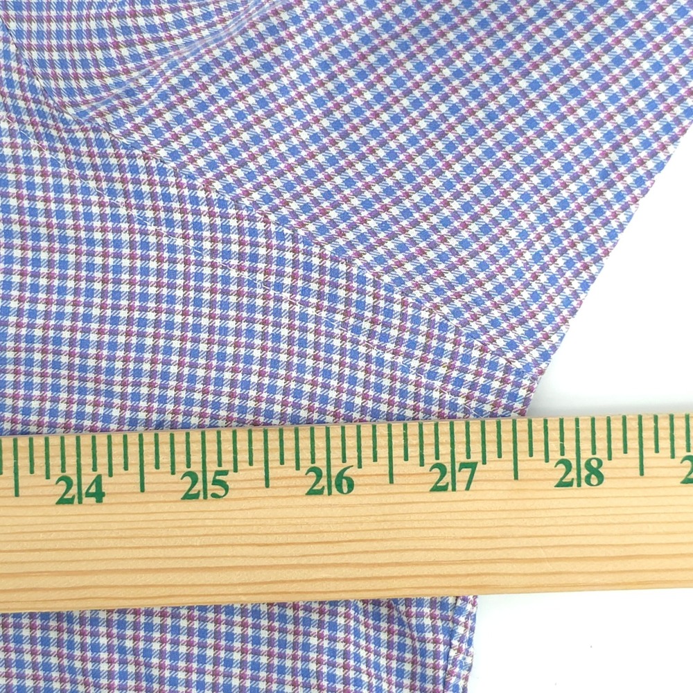 Ralph Lauren 2XL Mens Button Down Shirt Long Sleeve Checkered Plaid - Picture 7 of 9